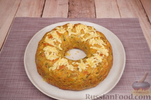 Кабачковая запеканка с сыром
