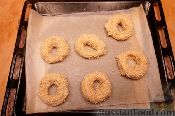 Масляные симиты в кунжуте Масляные симиты в кунжуте