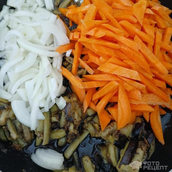 Рецепт: Лапша удон - Удон с баклажанами, морковью и кунжутом на сковороде. Ужин в азиатском стиле. Рецепт: Лапша удон - Удон с баклажанами, морковью и кунжутом на сковороде. Ужин в азиатском стиле.
