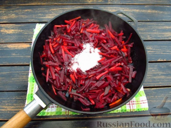 Борщ с баклажанами и говядиной Борщ с баклажанами и говядиной