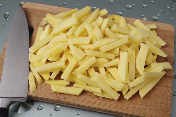 Жареная картошка с грибами