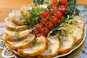 Мясная нарезка на праздничный стол