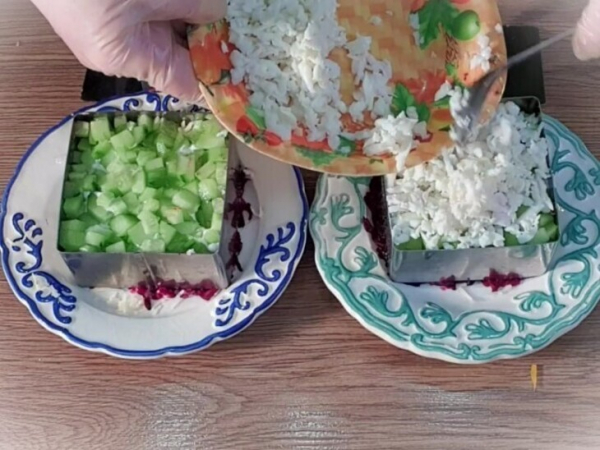 Салат со свеклой и сыром Салат со свеклой и сыром