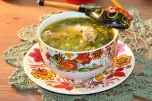 Cуп из куриных шеек с рисом