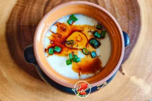 Японский нежный омлет в горшочке