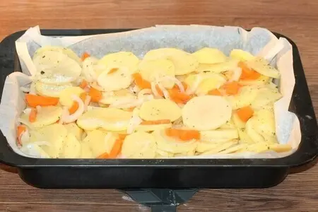 Минтай в пергаменте и со сливочным вкусом