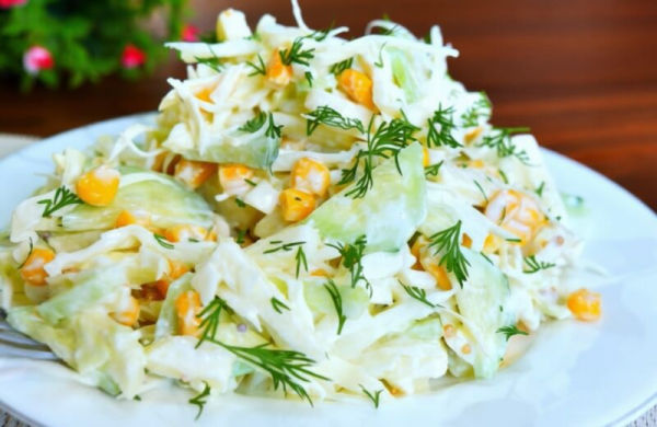 Салат &laquo;Незабудка&raquo; без майонеза &mdash; вкуснее не придумать. Не салат, а чудо!