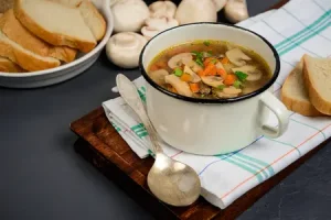 Солянка грибная с капустой на зиму
