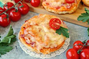 Мини пицца на скорую руку