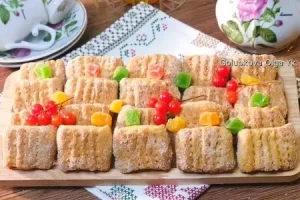 Быстрое печенье на кефире