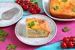 Пирог с палтусом