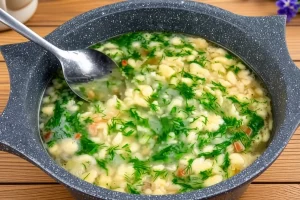 Суп с затиркой как у бабушки: ароматный вкус детства. Готовим за 15 минут