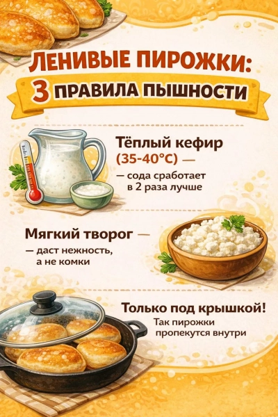 Вместо обычных пирожков готовлю «ленивцы» за 5 минут: творожное тесто и много лука (делюсь семейным рецептом)