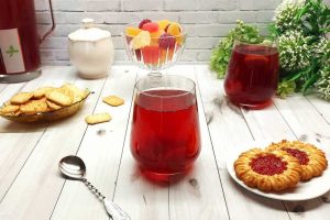 Компот из замороженной клубники