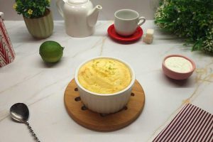 Творожное суфле с лаймом