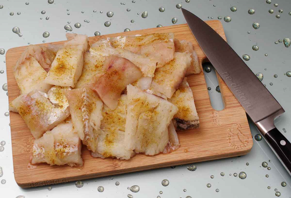 Рыба с овощами в духовке